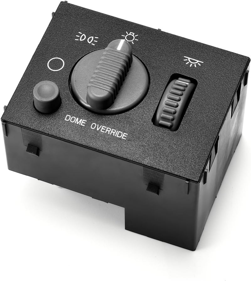 Lin Cin Yin Headlight Dimmer Switch for 1999-2002 Chevy Avalanche Silverado Suburban GMC Sierra Yukon 1500 2500 3500 Tahoe Escalade Instrument Panel Dome Override Light Switch 15755595 15738843 D1534G SW2157 - Image 2